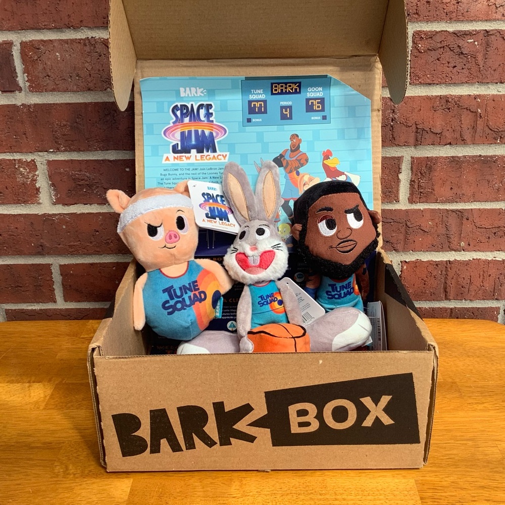 NWT Bark Box Rare Space Jam Toy Collection Set of 3
